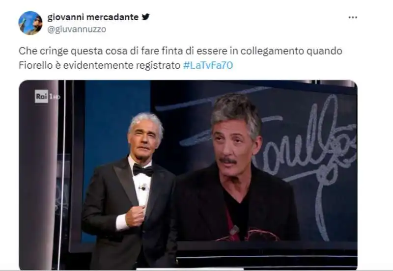 tweet su la tv fa 70 con massimo giletti 4