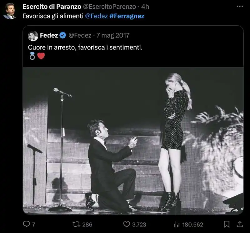 tweet sulla separazione tra fedez e chiara ferragni   9