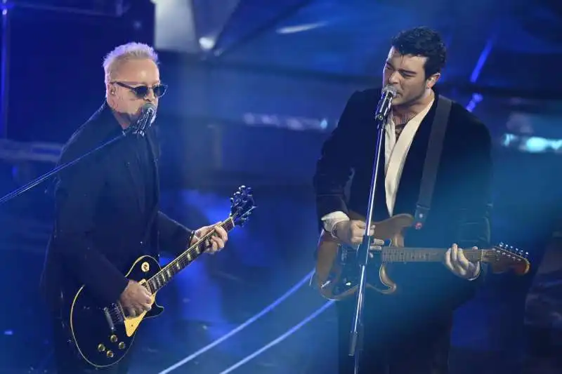 umberto tozzi   the kolors   quarta serata sanremo 2024