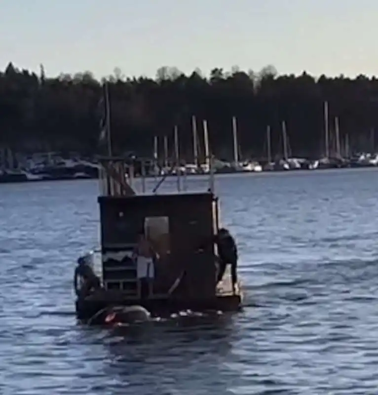 una tesla finisce in un fiordo a oslo   6