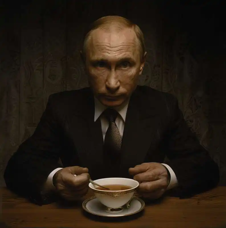 VLADIMIR PUTIN HA VOGLIA DI TE - IMMAGINE CREATA CON MIDJOURNEY  