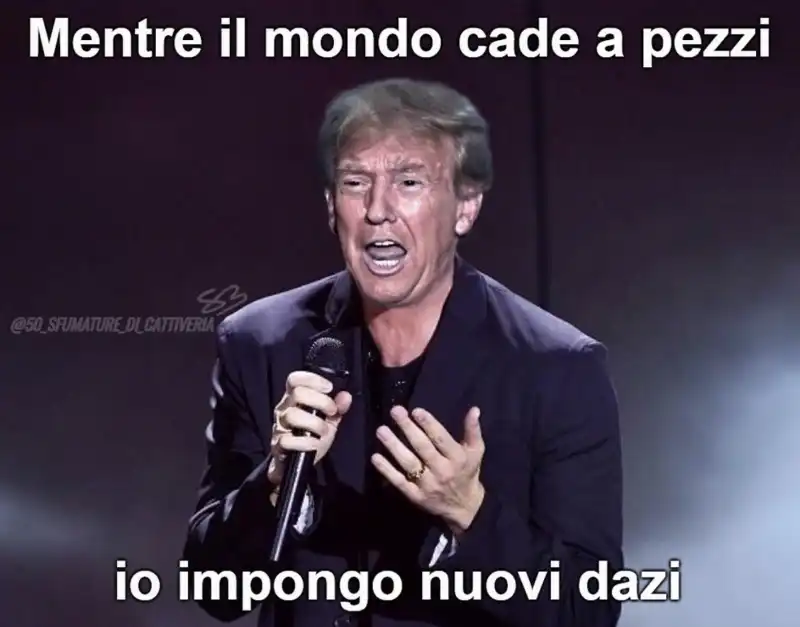 I DAZI DI DONALD TRUMP - MEME BY 50 SFUMATURE DI CATTIVERIA