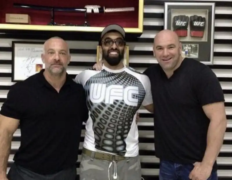 tahnoon bin zayed con dana white 