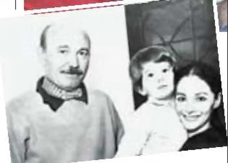 anna maria pierangeli con trovajoli e il figlio andrew negli anni '60