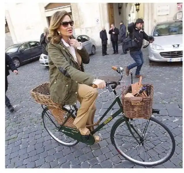 L’arrivo a Montecitorio di Daniela Santanchè