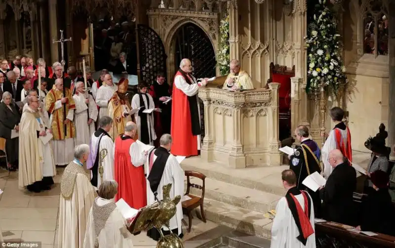 CERIMONIA DI INSEDIAMENTO DEL NUOVO ARCIVESCOVO DI CANTERBURY JUSTIN WELBY 