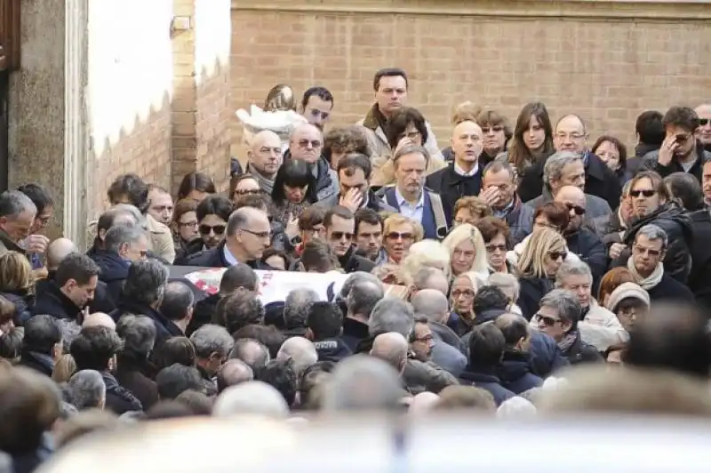 FUNERALI DI DAVID ROSSI