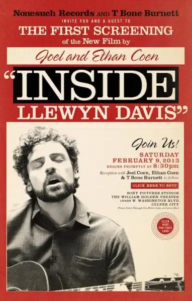 Inside Llewyn Davis Invite Poster 