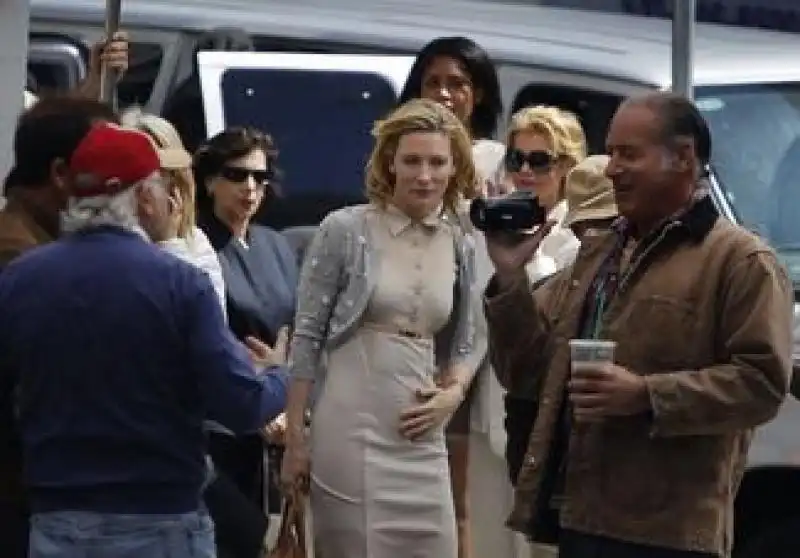 kate blanchett sul set di blue jasmine di woody allen jpeg