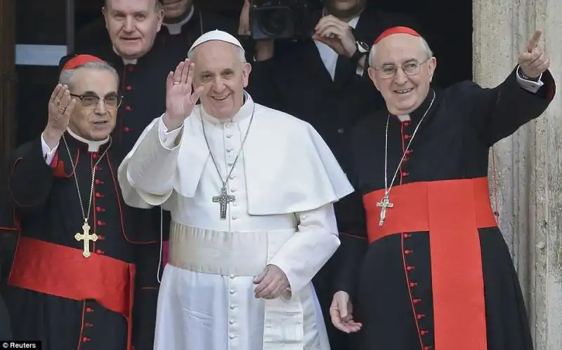 PAPA JORGE MARIO BERGOGLIO A SANTA MARIA MAGGIORE 