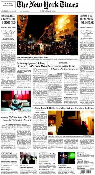 THE NEW YORK TIMES 