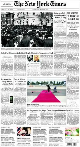 THE NEW YORK TIMES 