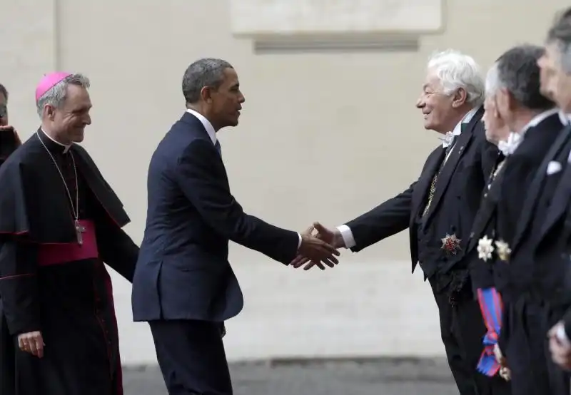 BARACK OBAMA IN VATICANO 