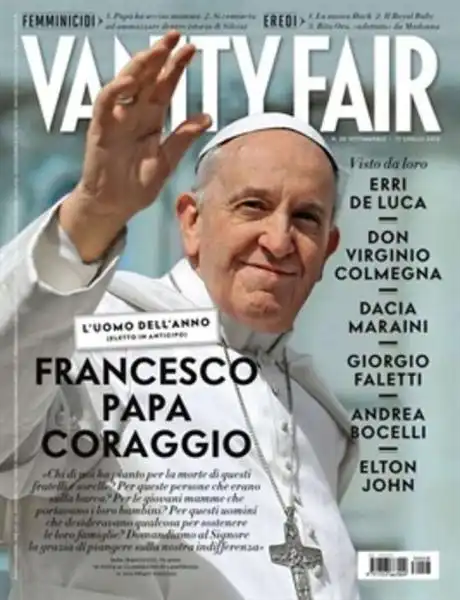 BERGOGLIO COPERTINA VANITY FAIR 