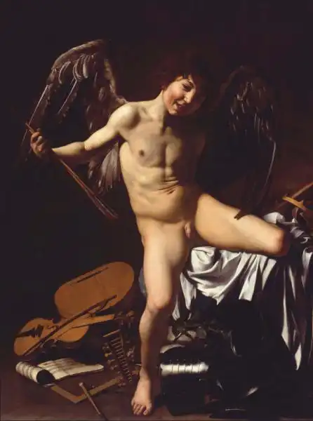 CARAVAGGIO AMOR VINCIT OMNIA 