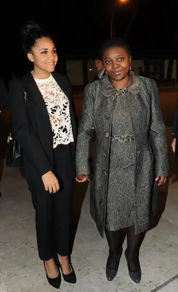 Cecile Kienge con la figlia Maisha 