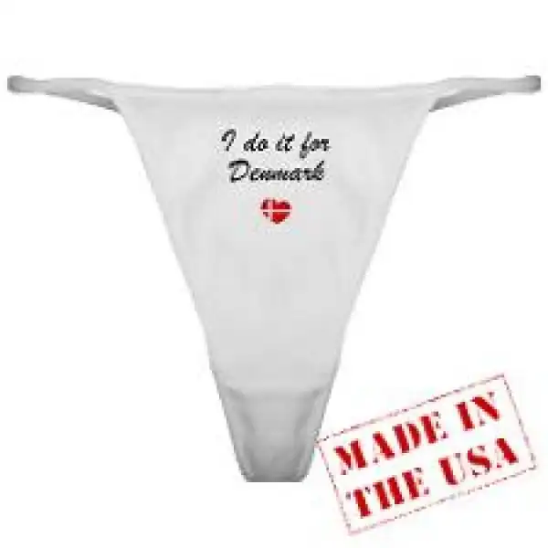 i do it for denmark classic thong 