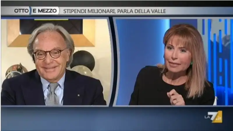 DIEGO DELLA VALLE DA LILLI GRUBER A OTTO E MEZZO 