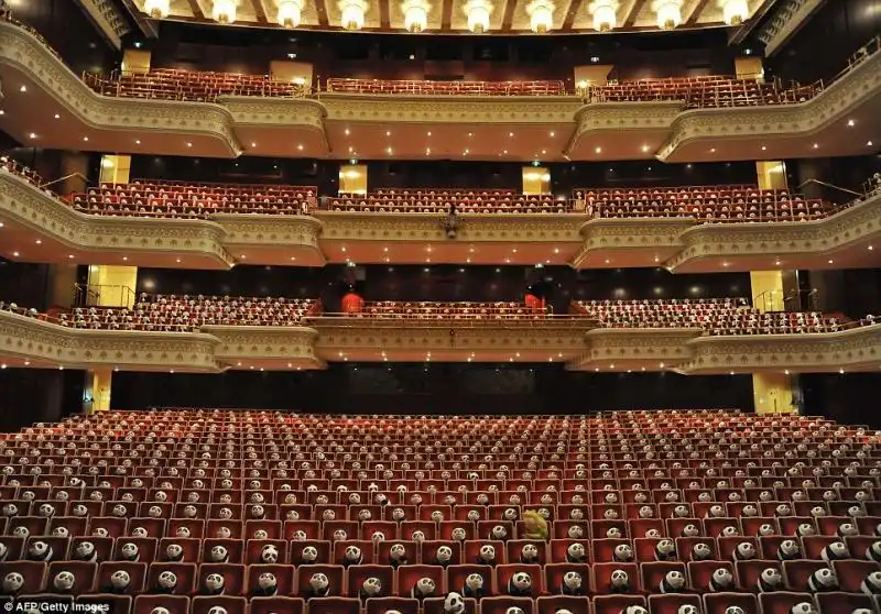 Finti Panda invadono auditorium di Taipei 