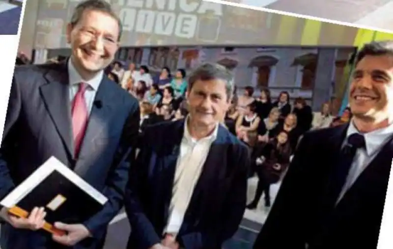 IGNAZIO MARINO GIANNI ALEMANNO ALFIO MARCHINI A DOMENICA LIVE 