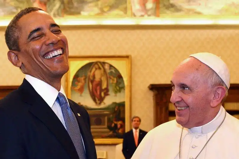 INCONTRO FRA OBAMA E PAPA FRANCESCO 