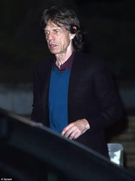 Jagger ha ricevuto la notizia in Australia 