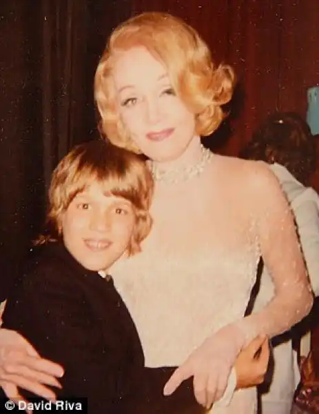 Marlene Dietrich col nipote David Riva 