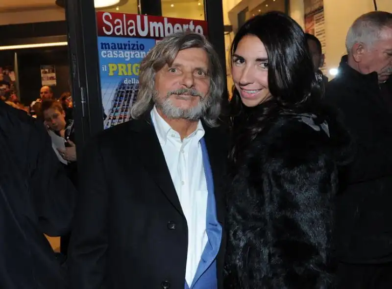 Massimo Ferrero in dolce compagnia 