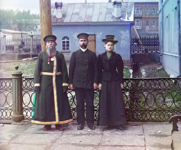 Prokudin Gorsky viaggiava con una camera oscura 