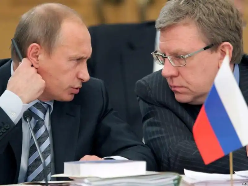 PUTIN E IL CONSIGLIERE ECONOMICO ALEKSEY KUDRIN 