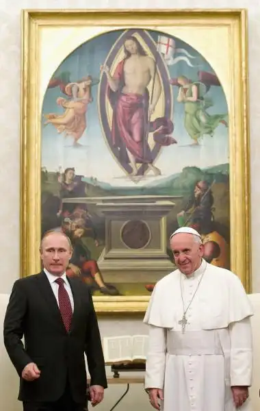 Putin e Papa Francesco a novembre 