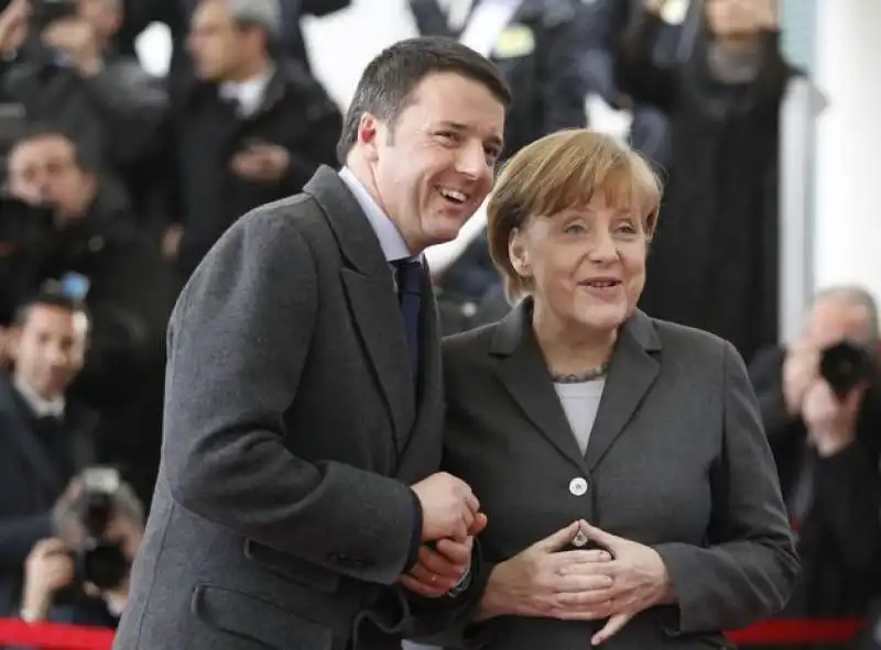 RENZI E MERKEL A BERLINO