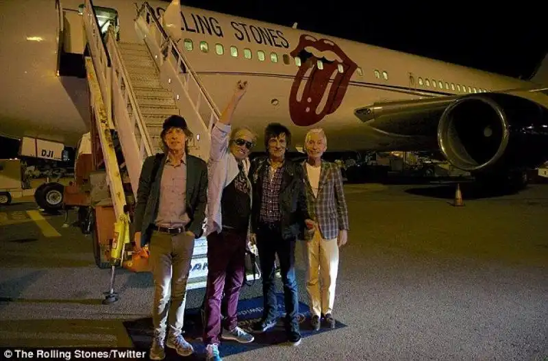 I Rolling Stones in Australia per il tour 