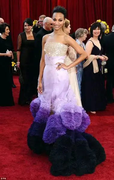 Zoe Saldana carnevalesca 