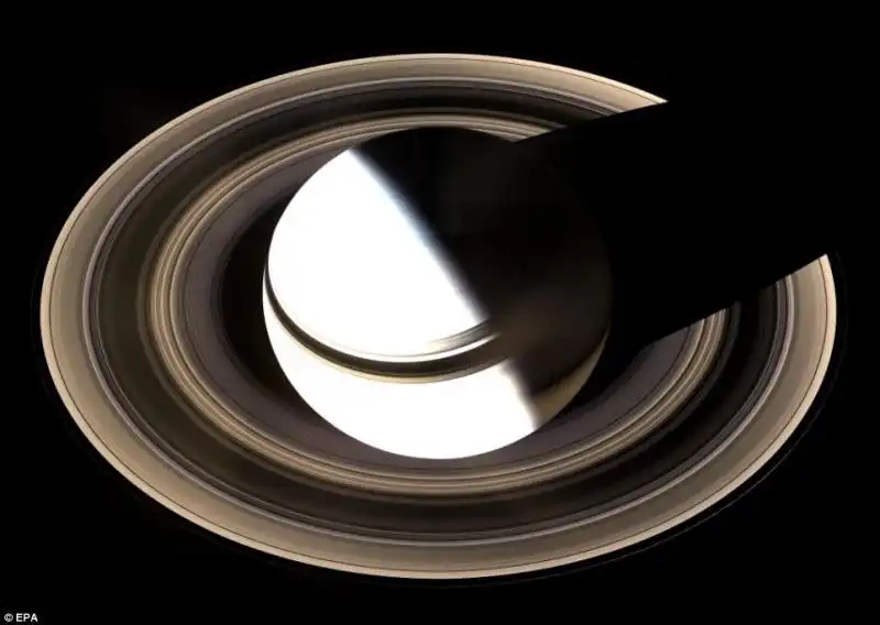 Saturno e i suoi anelli 