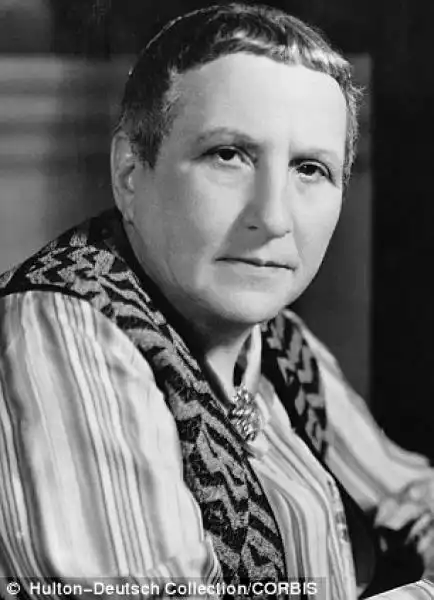 La scrittrice Gertrude Stein 