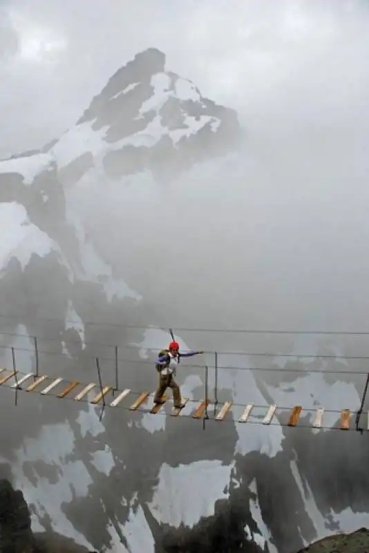 10. skywalking on mount nimbus in canada