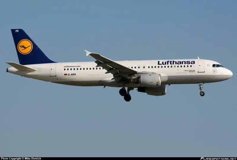 airbus a320 del 1991 di germanwings quando ancora era lufthansa