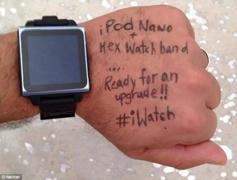 apple watch fatto con ipod nano