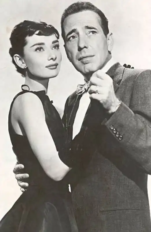 bogart con audrey hepburn