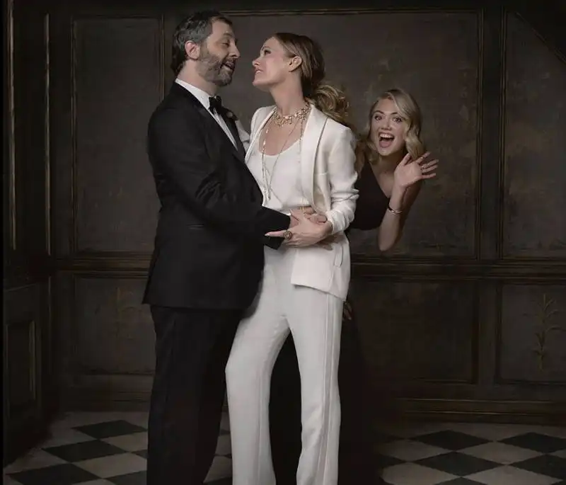 judd apatow, leslie mann and kate upton