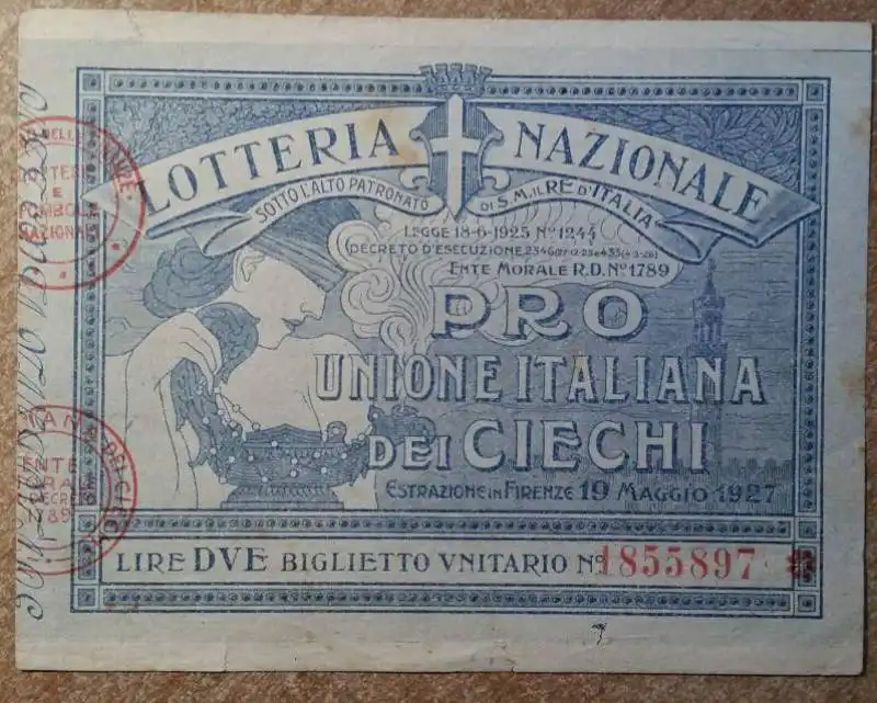 lotteria nazionale per i ciechi