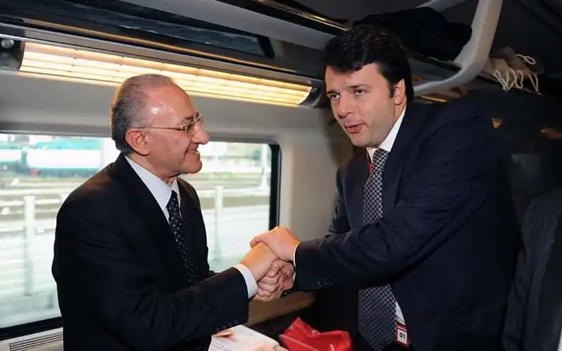 MATTEO RENZI E VINCENZO DE LUCA 