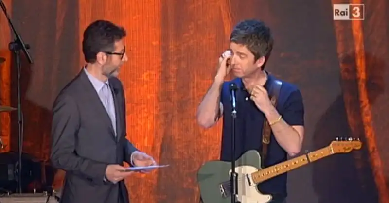 noel gallagher fabio fazio