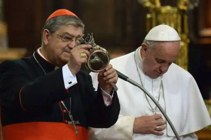 PAPA SAN GENNARO CON SEPE 