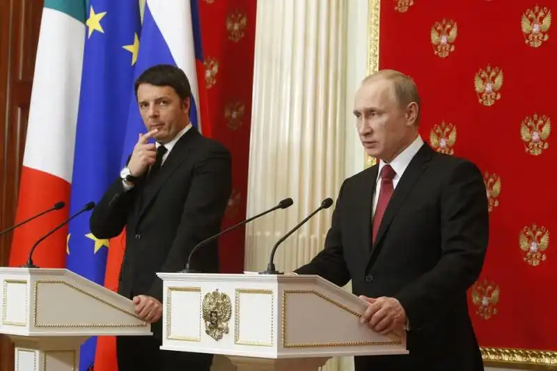 RENZI E PUTIN 