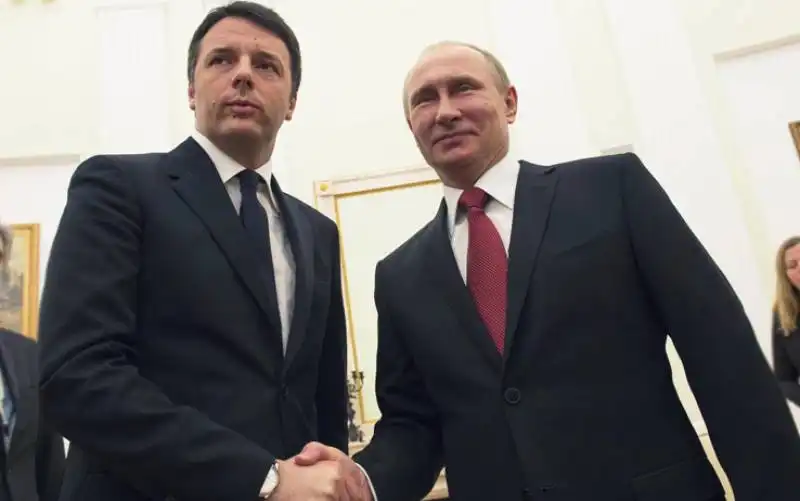 RENZI E PUTIN  