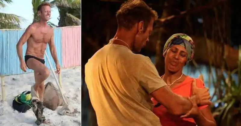 rocco siffredi resta nudo all isola dei famosi  1