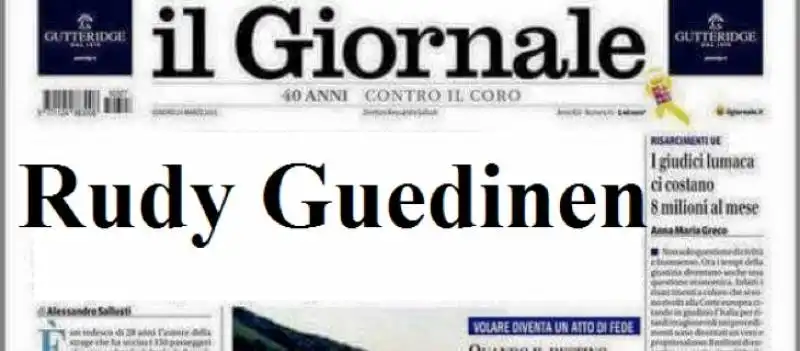 rudy guedinen titolo immaginato da pinuccio 