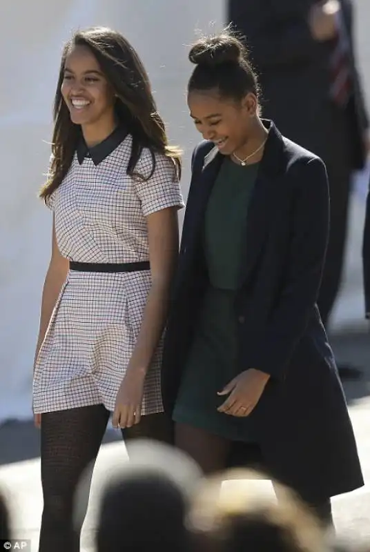 sasha e malia obama